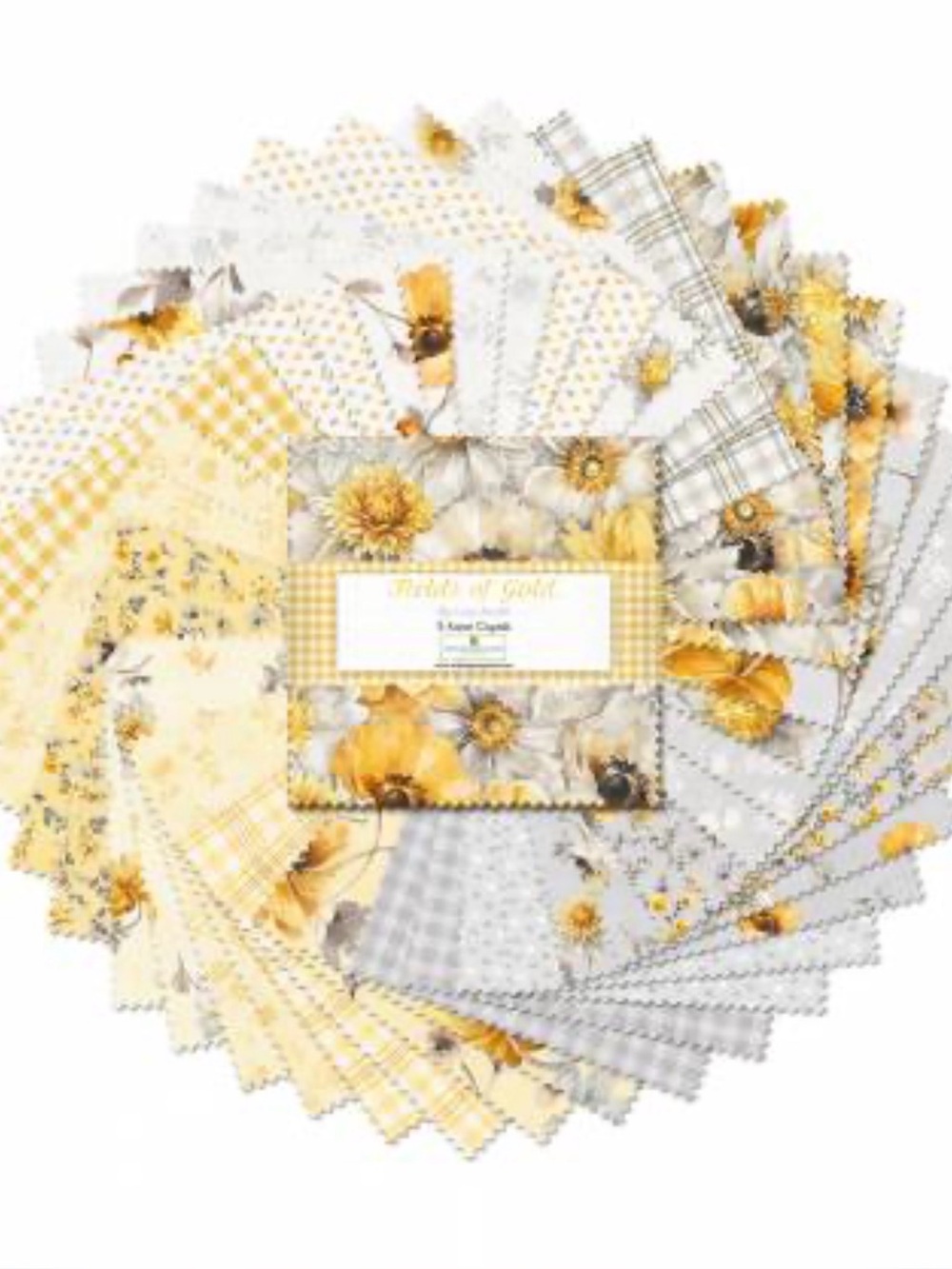 Fields Of Gold….Layer Cake, 10in Squares Fabric/Material - Picture 5 of 13